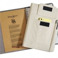 NOTEPAD SPIRALATO A5 JUTA E COTONE